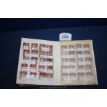 A Stamp Book of Queen Victoria penny reds plate numbers from 1864 - 1879 (approx.