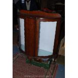 A circa 1900 Mahogany china Display Cabinet,