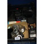 A box of Camera Equipment.