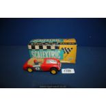 A Scalextric Austin Healey car in original box