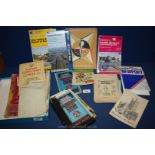 A small quantity of maps and pamphlets including 'The Handbook for Brownies or Bluebirds',