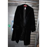 A black velvet Smoking Jacket