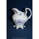 A Victorian HRH Prince of Wales illustrated Jug