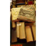 Box of books:local history, British Castles,