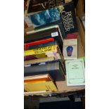 Box of books: religion, astronomy,