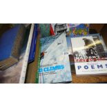 A box of books: Nations Favourite Poems, Timpsons Other England,