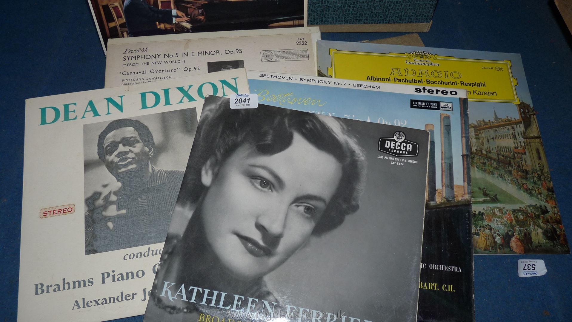 A record case of classical LP's, Dean Dixon,