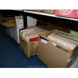 Four boxes of LP's, other voices, Louis Armstrong, Nat King Cole,