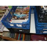 Two crates of Classic Car magazines