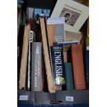 A box of books incl. First Aid, Family medical, Shakespeare, etc.