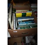 A box of books incl World War II, Botham,