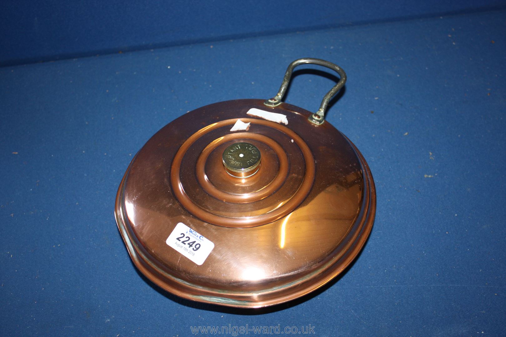 A Copper hand held warming Pan - Image 2 of 2