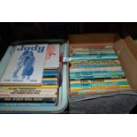 Two boxes of girl's annuals to incl June, Princess Tina, Tammy,