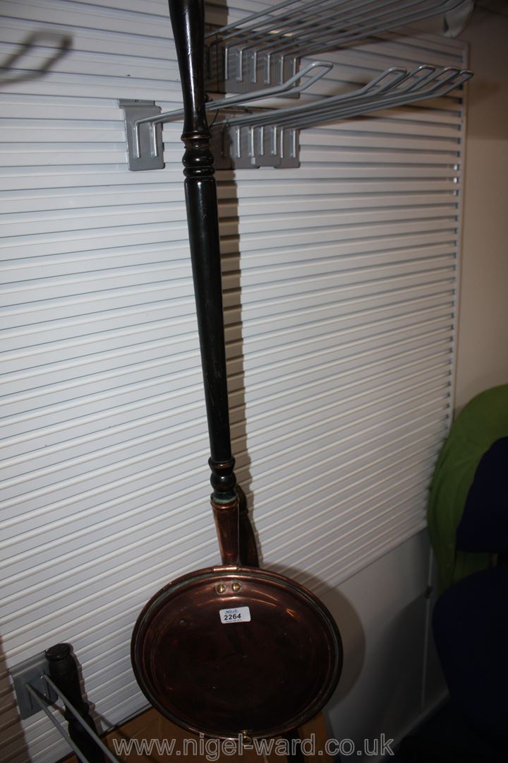 A Copper warming pan