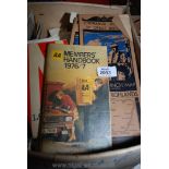 A box of Maps to incl Ordnance survey of Great Britain, AA hand books,
