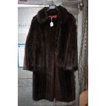 An acrylic fur coat,