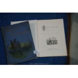 Two volumes - English pictures drawn with pen and pencil c1880 book and Welsh pictures drawn with