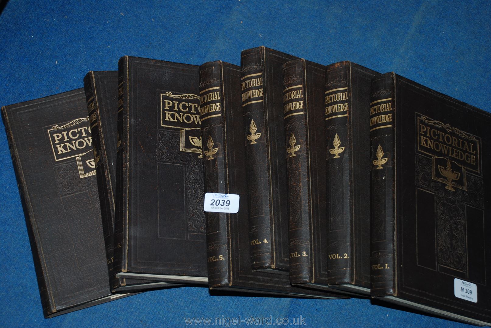 Eight volumes of Newnes Pictorial Knowledge including an Educational Treasury and Children's