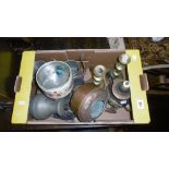 COLLECTION OF PEWTER WARE,