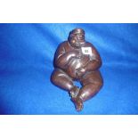 BRONZE FIGURE BOLERO STYLE BOY