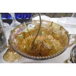 A CARNIVAL PUNCH BOWL SET