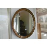 ROUND GILT MIRROR