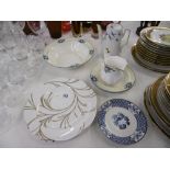 A MIXED QUANTITY OF ASSORTED CHINAWARE INCLUDING SPODE