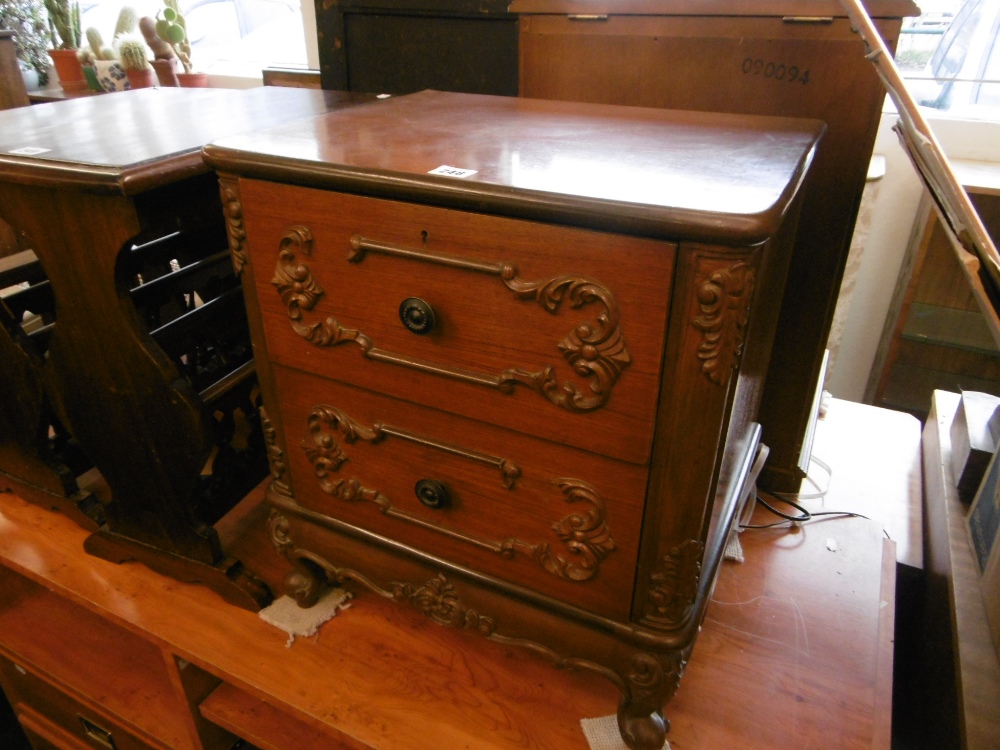 TWO DRAWER CABINET - Image 3 of 4