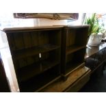 TWO BOOKCASES