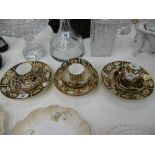 A SMALL ASSORTMENT OF ROYAL CROWN DERBY SOME A/F