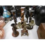 GILT CANDLESTICK,