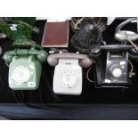 FOUR VARIOUS VINTAGE TELEPHONES