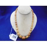 BUTTERSCOTCH AMBER NECKLACE,