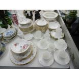 A COLLECTION OF ORNAMENTS INCLUDING COALPORT