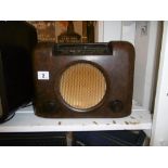 A BUSH BAKELITE RADIO