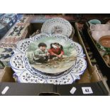 TWELVE COLLECTORS PLATES ETC