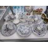 A JOHNSON BROTHERS INDIES DINNER SET 40 PIECES