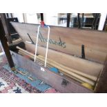 A HARRODS CROQUET SET IN BOX