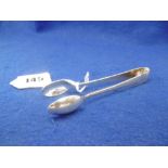 PAIR OF HM SILVER SUGAR TONGS