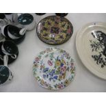 FOUR ROYAL DOULTON PLATES AND CABINET PLATES