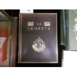 A LEATHER BOUND COPY (BOOK) OF SHAKESPEARE'S,