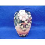 MOORCROFT VASE, OBERON PATTERN, RACHEL BISHOP,