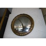 A SMALL GILT MIRROR