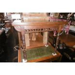 19TH CENTURY FOLD OVER CARD TABLE