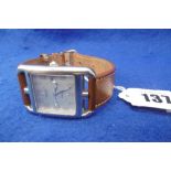 HERMES CAPE COD GENTS, AUTOMATIC WATCH IN CLASSIC DESIGN,