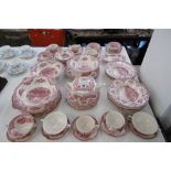 A PART DINNER AND TEA SET IRONSTONE AND JOHNSON BROTHERS