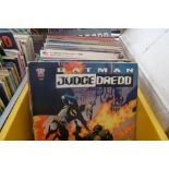 COLLECTION OF VINTAGE JUDGE DREDD MAGAZINE COMICS INCLUDING JUDGE DREDD, LAWMAN OF THE FUTURE,