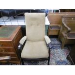 A PAIR OF PARKER KNOLL HIGH BACK CHAIRS