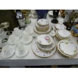 A COLLECTION OF ORNAMENTS INCLUDING COALPORT