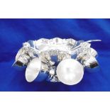 SILVER PLATED PUNCH BOWL,